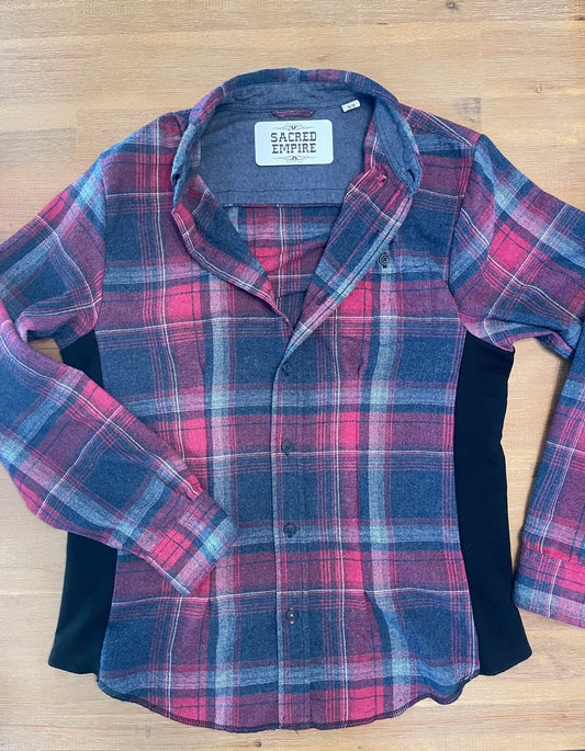 Size M Upcycled “Rider Flannel”