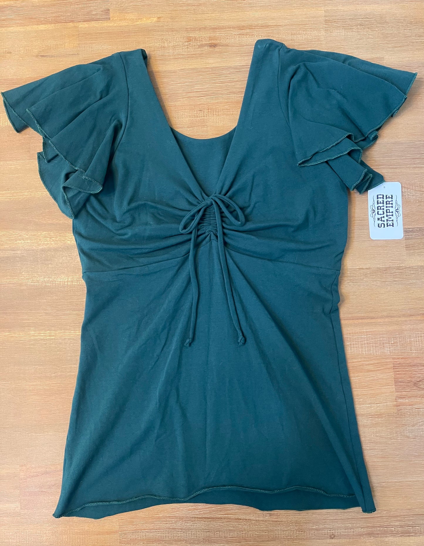 XL Angel Top in Emerald