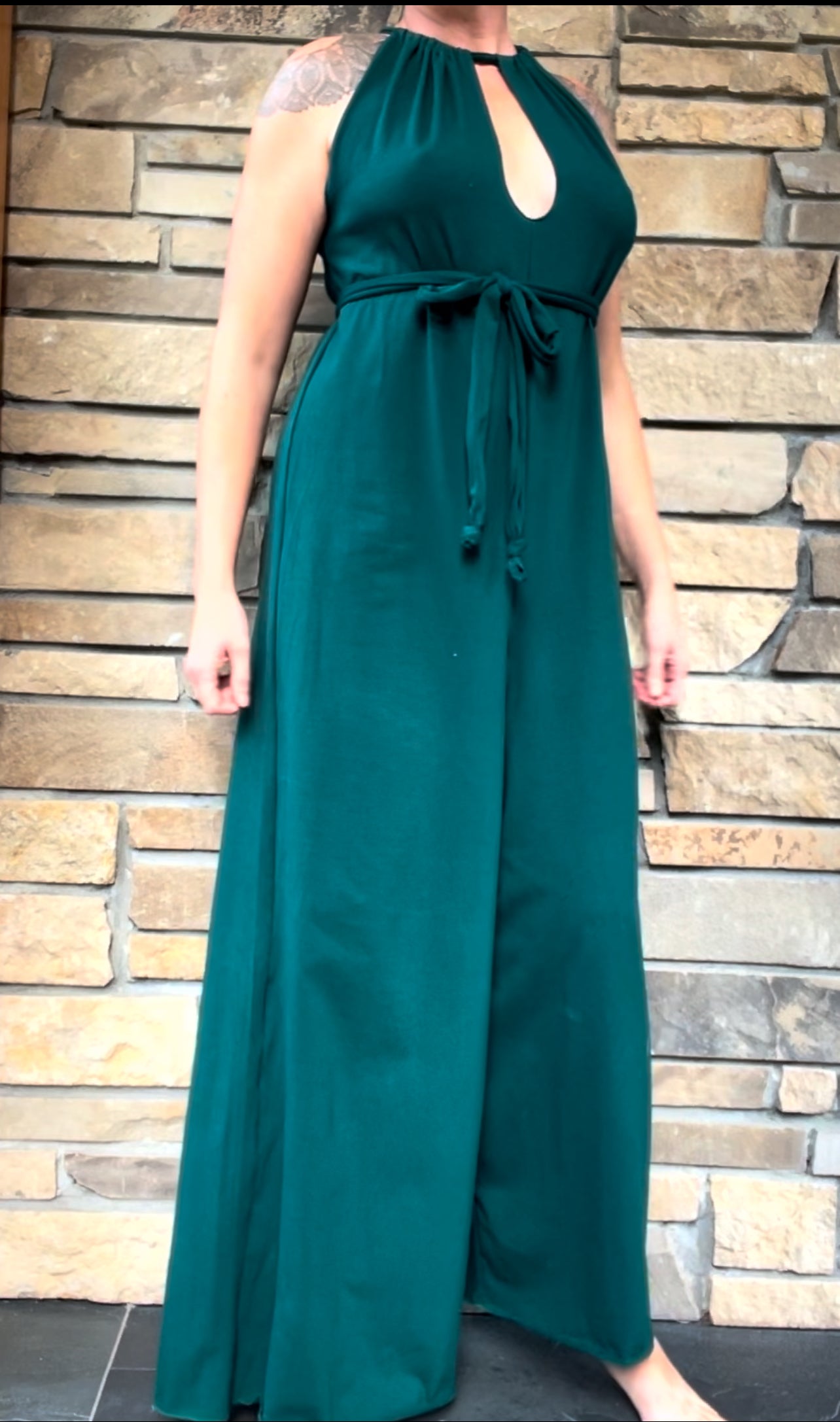 SALE Napa Pantsuit in Emerald