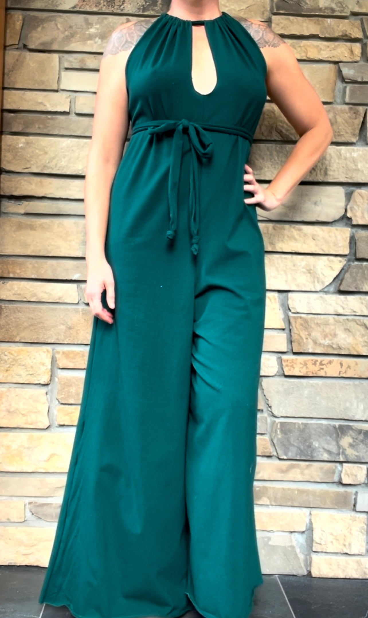 SALE Napa Pantsuit in Emerald